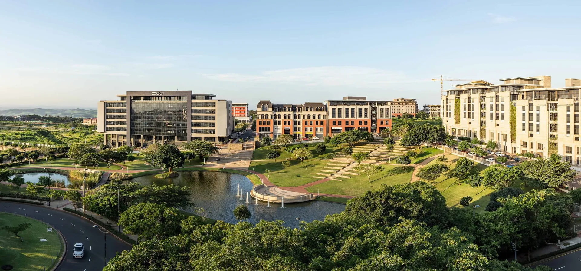 Umhlanga Ridge precinct, park and offices